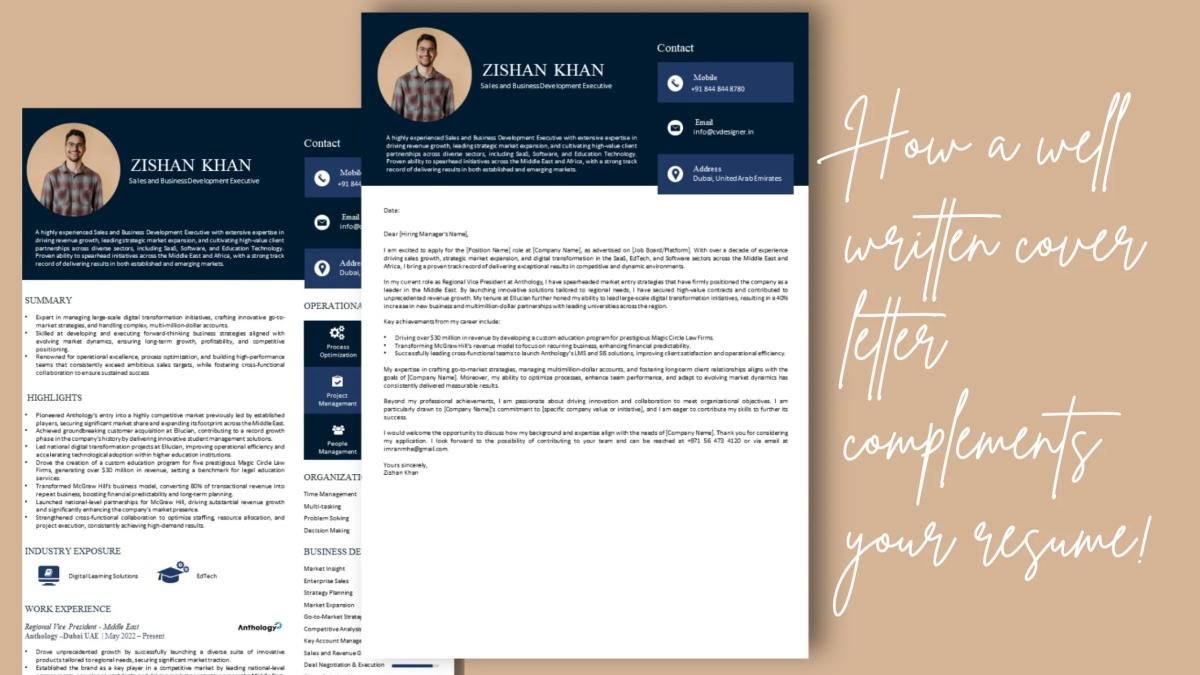 How a Well-Written Cover Letter Complements Your Resume for the United States
